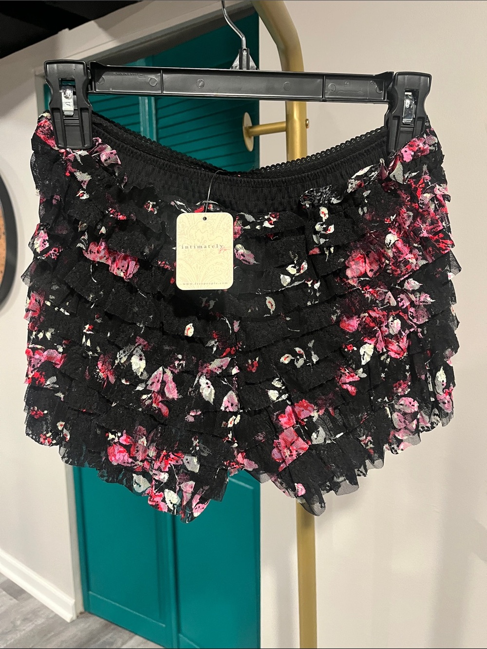 Free People Feeling For Lace Boxer Shorts | NWT | Size Small - Picture 4 of 5